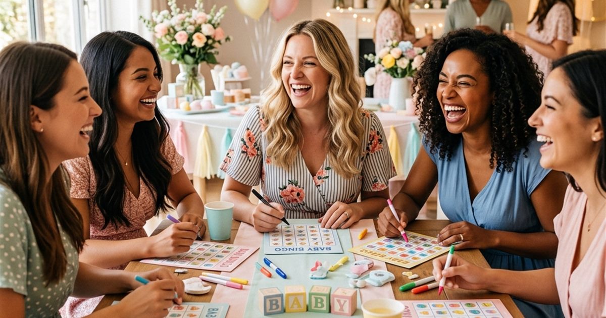 7 Brincadeiras Divertidas para Chá de Bebê